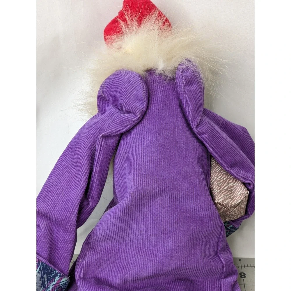 Maude Finkle Doll Eccentric Lady Red‎ Purple 24 Inch Stuffed